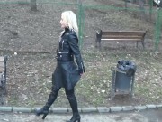 WATCH  Public pussy, smoking and Fucking myself in public 14/16