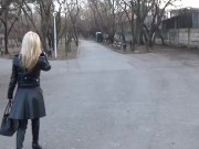 WATCH  Public pussy, smoking and Fucking myself in public 3/16