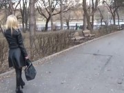 WATCH  Public pussy, smoking and Fucking myself in public 5/16