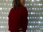 My gf presented herself to me on Christmas | AMATEUR COUPLE 1TWOTHREECUM 3/16