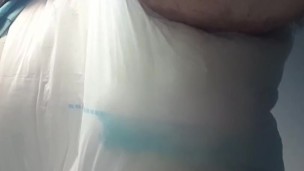DiaperSubBoy Soaking His Diaper