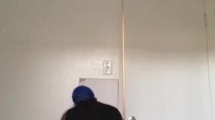 60in ass clap on 9 1/2 inch cock