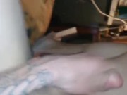 Eating the pussy while stroking my cock 11/16