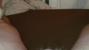 Solo Chubby Guy Jerks And Shoots