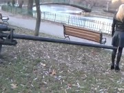 Public park pussy, Public masturbation park, Dangerous zone, Police 13/16