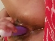 Dripping wet, filling up my little latin holes