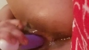 Dripping wet, filling up my little latin holes