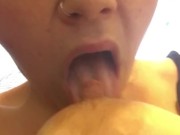 Horny milf fucks herself 2/16