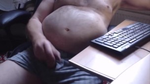 i masturbate and rolls belly