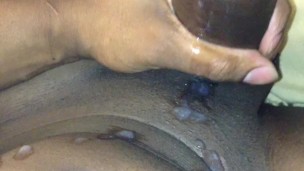Huge shooting cum shot all over myself and grunts