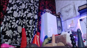 Girls4Cock.Com *** Little Blonde Takes Mega Cocks in her AssHole