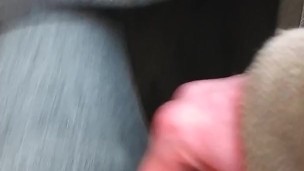 Jetking my hard little dick on busy train