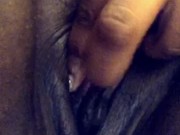Playing with my pussy