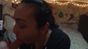 Go Pro Blowjob with Messy Facial