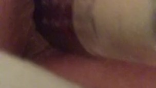 Nice big dildo in my ass