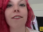 Pussy pinned sub throated 6/16