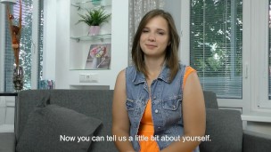 She came to virgin casting right from school! Virginity confirmation and...