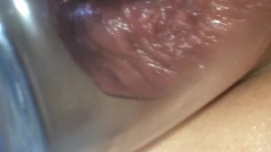 anal pump close up