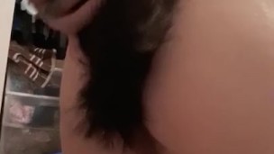 Kitten tail wiggles