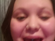 Swallowing Cum For The First time