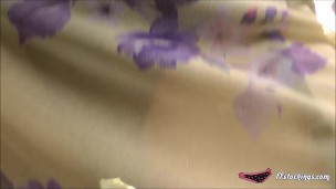 FFstockings - Public Panty Striptease Show