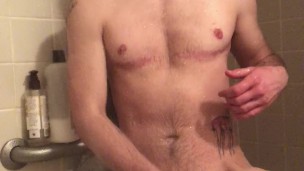 Soapy, Wet Solo FTM Jerk-off