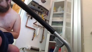 Watch me shower and have a quick jerk