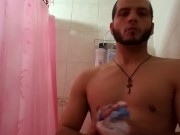 Puerto Rican Well Hung Shower Time 2/16