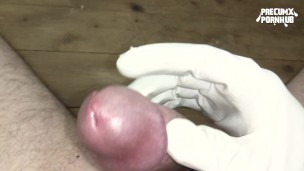 Releasing my dick so he can explode