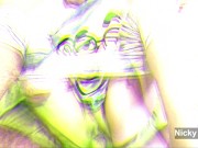 HE FUCKS MY TIGHT PUSSY IN PIJAMA -- Nicky Mist 4K 10/16