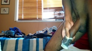Taking off a ruined condom