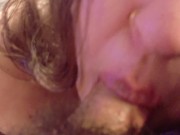 Horny in the Hotel: Close Up Blowjob 14/16