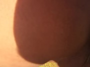 A QUICKIE AT THE BEACH...ALMOST GET CAUGHT! HAVE TO STOP ALMOST CUMMING 5/16