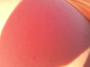 A QUICKIE AT THE BEACH...ALMOST GET CAUGHT! HAVE TO STOP ALMOST CUMMING 9/16