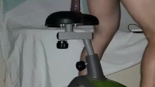 Teen dildo riding