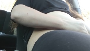 being prego makes you horny! had to have a quick release in the car