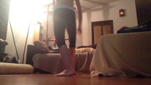 Mrs Peter North Nadia North working out