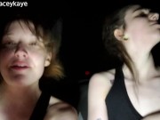 Lesbian Public Action In High Speed Car With Smartykat314 1/16