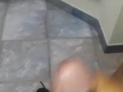 Horny at work jerk off