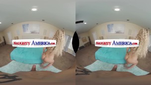 Brooke Beretta fucks you with her big ass & tits in Naughty America VR!