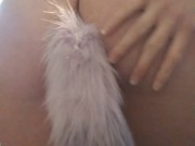 Playing with my Tail Plug ~ Pull My Tail