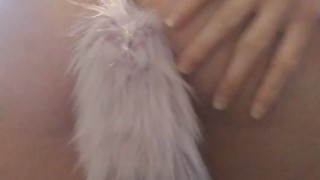 Playing with my Tail Plug ~ Pull My Tail