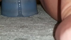 Fiona fucks a cup!