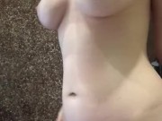 FIRST VIDEOS: Playing with tits