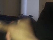 Masturbating in family Guest room w/ door open