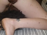 Eat her pussy than she deepthroat daddy BBC in gets fucked doggy style 5/16