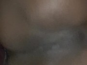 BBW Thug Misses dancing and playing with a toy until pussy is dripping wet
