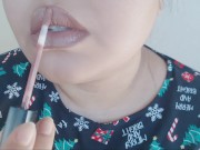 Lipstick Application (Lip Fetish)