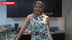 LETSDOEIT - Latina With a Big Ass Has  Sex with a Stranger