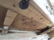 Amateur public sex on snow balcony 4K 15/16